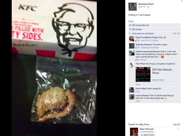 Παγκόσμιος σάλος με τον καλοτηγανισμένο αρουραίο των KFC [εικόνες] | iefimerida.gr 3