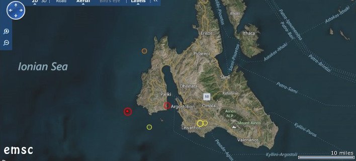 Ισχυρός σεισμός 4,6 Ρίχτερ ταρακούνησε την Κεφαλονιά [εικόνα] | iefimerida.gr 0