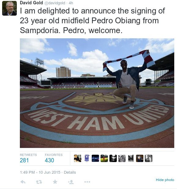 Πρόεδρος συλλόγου ανακοίνωσε λάθος παίκτη στο twitter [εικόνες] | iefimerida.gr 1