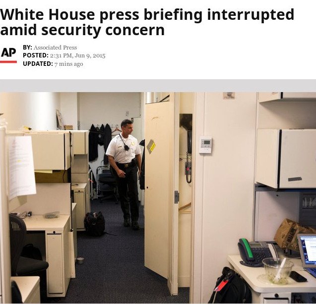 Πανικός στο Λευκό Οίκο: Εκκενώθηκε η αίθουσα Τύπου την ώρα του briefing λόγω απειλής [βίντεο] | iefimerida.gr 0