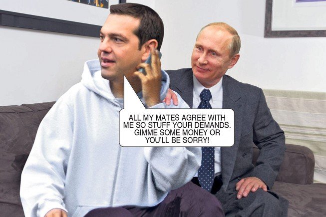 Η Sun τρολάρει τη σχέση Μέρκελ-Ολάντ-Τσίπρα: Οι γονείς τσακώνονται με τον ατίθασο γιο τους [εικόνες] | iefimerida.gr 3