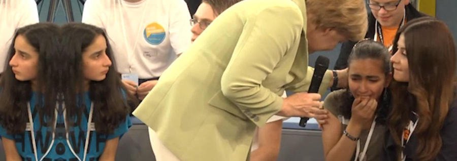 Σόκαρε και τη Γερμανία: Η Μέρκελ κάνει μικρή Παλαιστίνια να κλαίει -Δείτε γιατί [βίντεο] | iefimerida.gr 7