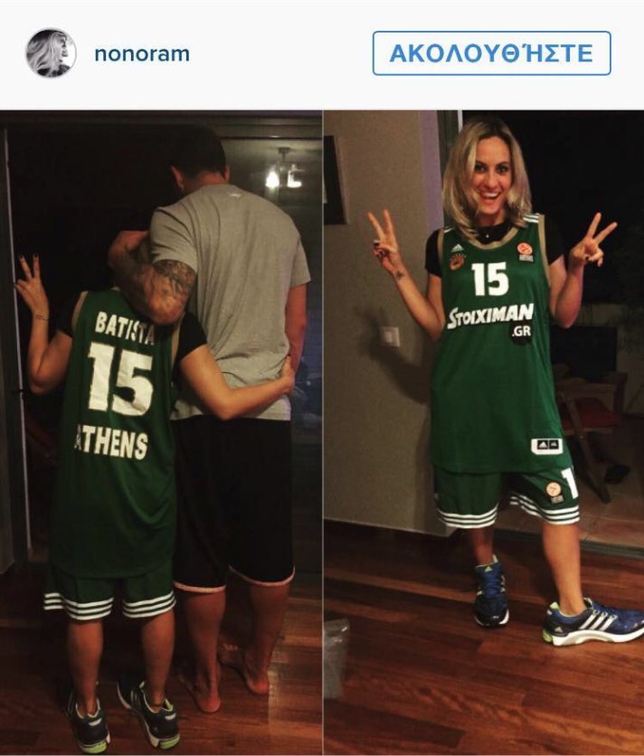 Η Ελεονώρα Μελέτη ντύθηκε... Εστεμπάν Μπατίστα - Φόρεσε τη φανέλα του Παναθηναϊκού [εικόνα] | iefimerida.gr 0