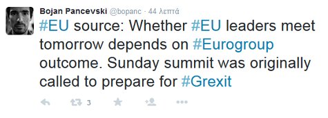 Sunday Times: Αρχικά η σύγκληση της Συνόδου Κορυφής έγινε για να προετοιμάσει ένα Grexit | iefimerida.gr 0