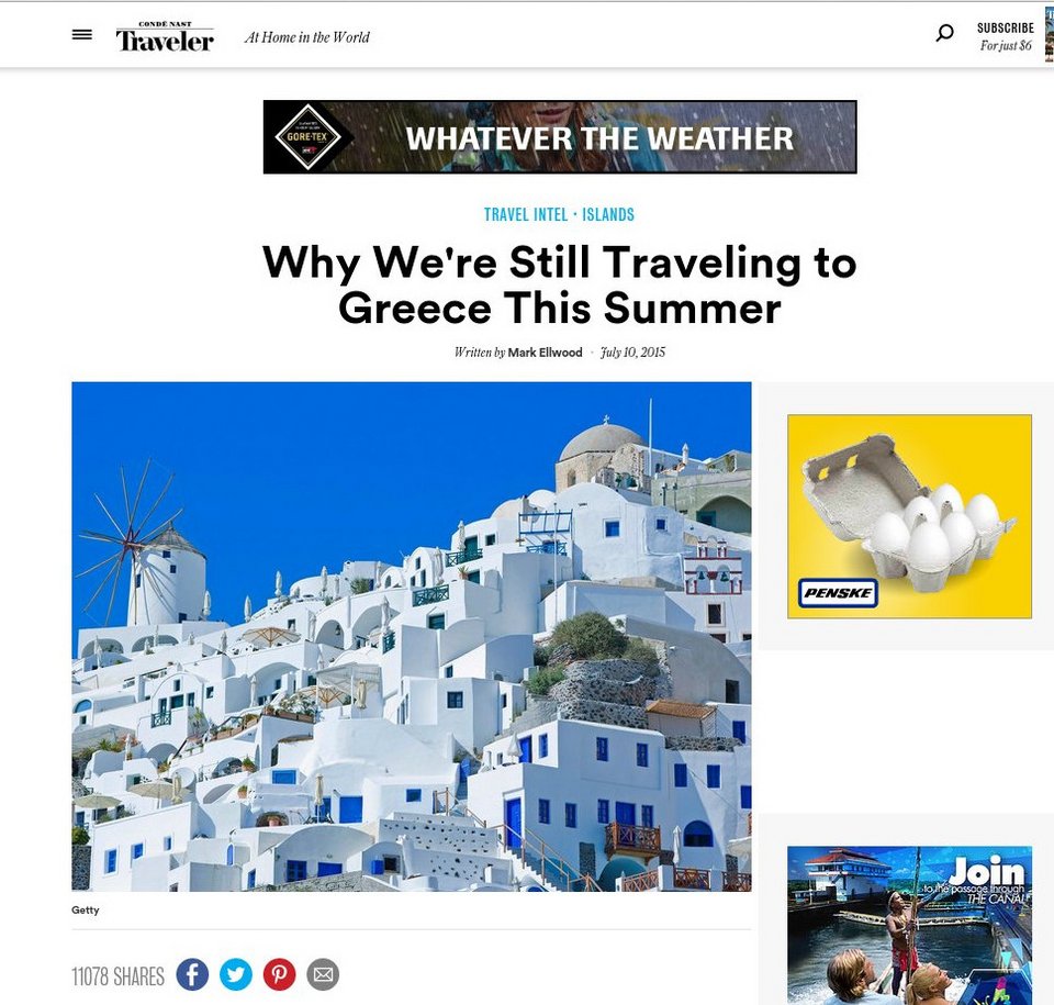 Το Conde Nast Traveller εξηγεί στους ξένους γιατί πρέπει να έρθουν φέτος για διακοπές στην Ελλάδα | iefimerida.gr 0