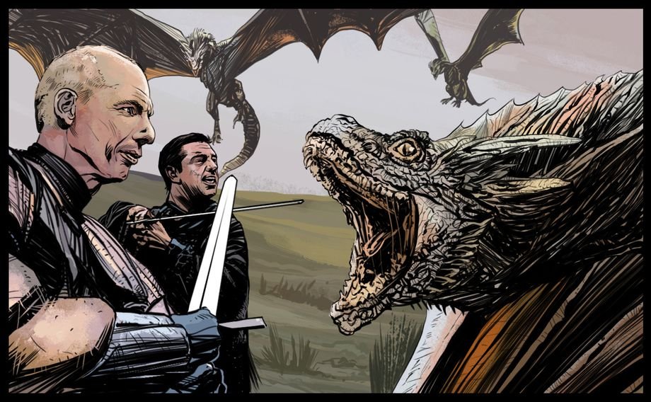 Το «Game of Thrones» της ελληνικής κρίσης -Ευφάνταστα σκίτσα της γερμανικής Die Zeit [εικόνες] | iefimerida.gr 8