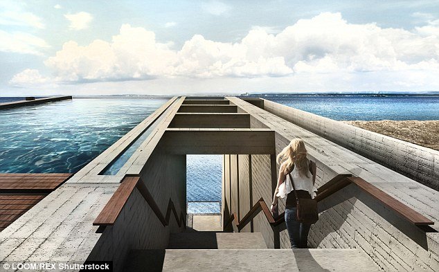 Casa Brutale: Η γεωμετρική έπαυλη μέσα στον γκρεμό με θέα το απέραντο γαλάζιο του Αιγαίου [εικόνες] | iefimerida.gr 1