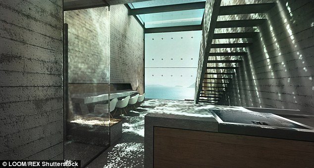 Casa Brutale: Η γεωμετρική έπαυλη μέσα στον γκρεμό με θέα το απέραντο γαλάζιο του Αιγαίου [εικόνες] | iefimerida.gr 7