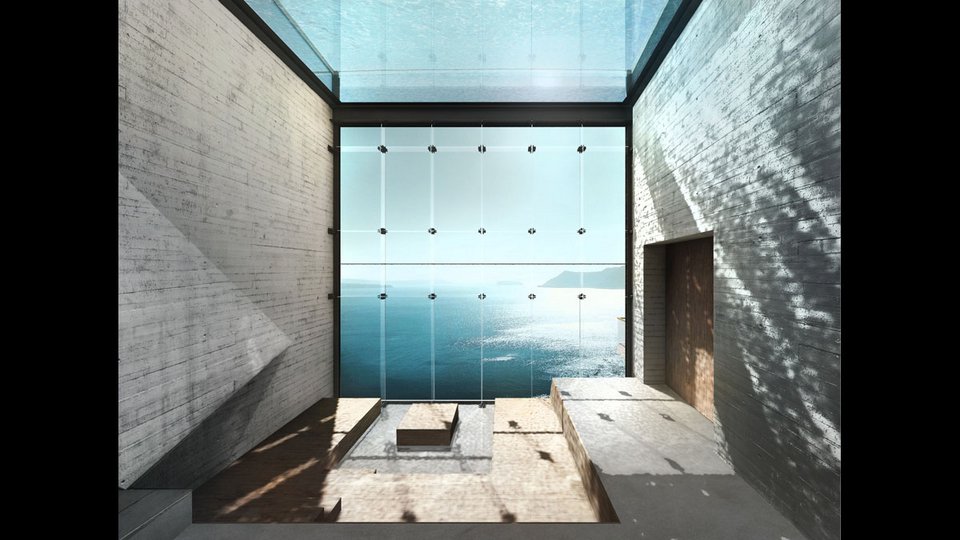 Casa Brutale: Η γεωμετρική έπαυλη μέσα στον γκρεμό με θέα το απέραντο γαλάζιο του Αιγαίου [εικόνες] | iefimerida.gr 8