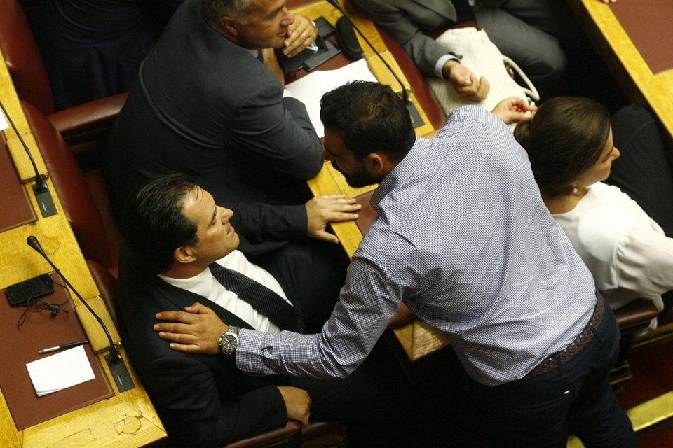 Τι φώναζε ο Αδωνις στη Βουλή και του όρμησε ο Κάτανας των ΑΝΕΛ [εικόνες] | iefimerida.gr 0