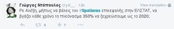 Το Τwitter συνεχίζει να «γλεντάει» τον Σπαλιάρα - «Ο #spaliaras μικρός έπεσε στη χύτρα με το viagra» | iefimerida.gr 5