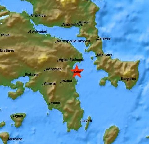 Κουνήθηκε η Αττική: Σεισμός 3,5 Ρίχτερ στη Νέα Μάκρη [εικόνες] | iefimerida.gr 1