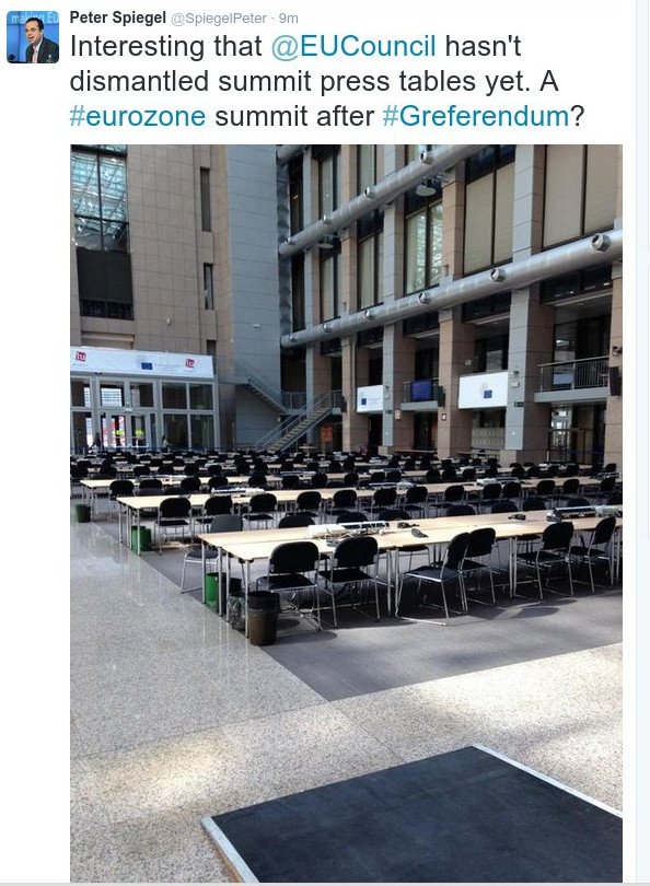 Τι κάνει τον Πίτερ Σπίγκελ να υποθέτει πως θα υπάρξει νέο Eurogroup μετά το δημοψήφισμα [εικόνα] | iefimerida.gr 0