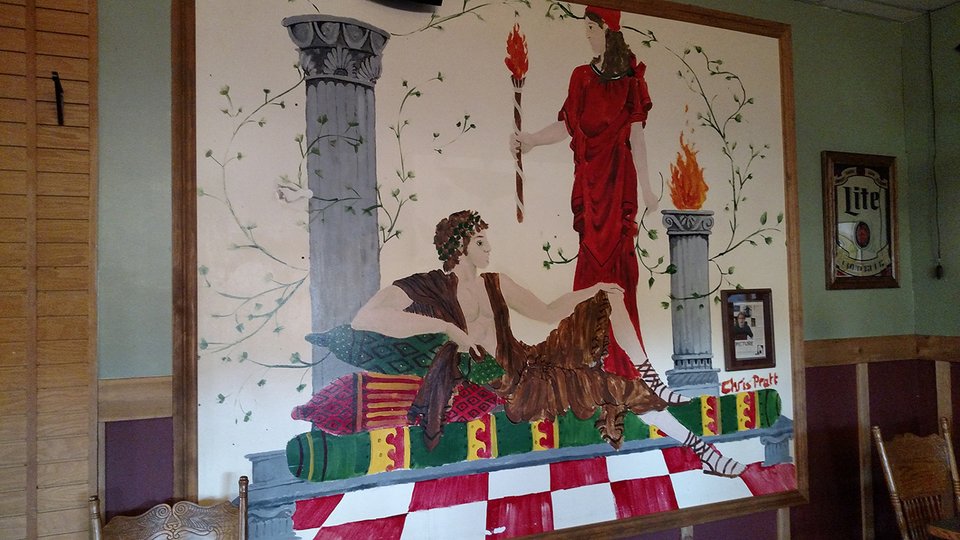 Ο πίνακας που ζωγράφισε ο Κρις Πρατ ειδικά για ελληνικό εστιατόριο στην Ουάσινγκτον [εικόνες] | iefimerida.gr 2