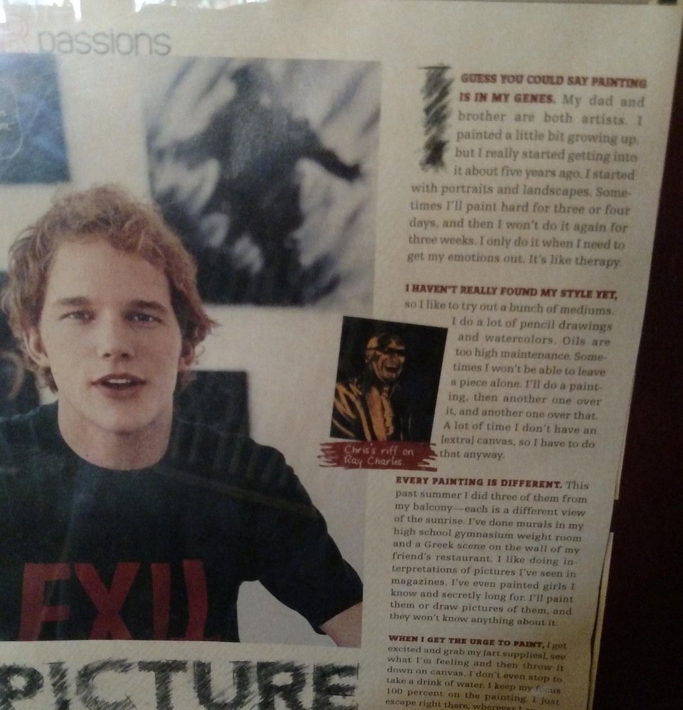 Ο πίνακας που ζωγράφισε ο Κρις Πρατ ειδικά για ελληνικό εστιατόριο στην Ουάσινγκτον [εικόνες] | iefimerida.gr 0