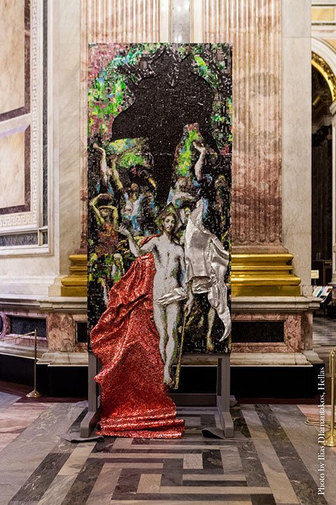 Γλυπτική καθηλωτική από κουτάκια Coca Cola και αλουμίνιο [εικόνες] | iefimerida.gr 2