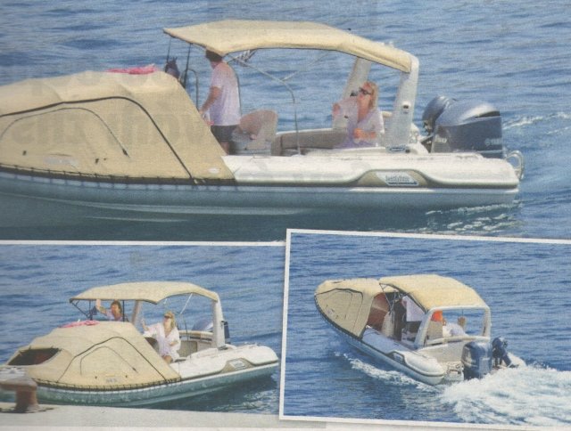 Καυτά φιλιά Μενεγάκη - Ματέο σε φουσκωτό [εικόνες]  | iefimerida.gr 1