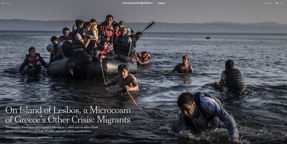 Οι NY Times στη Λέσβο: Ο μικρόκοσμος της άλλης ελληνικής κρίσης - Οι μετανάστες [εικόνες] | iefimerida.gr 4