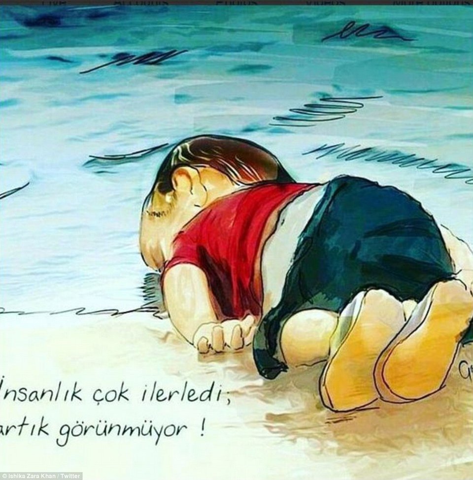 «Τσακίζουν» κόκαλα τα σκίτσα για το νεκρό προσφυγόπουλο [εικόνες] | iefimerida.gr 6