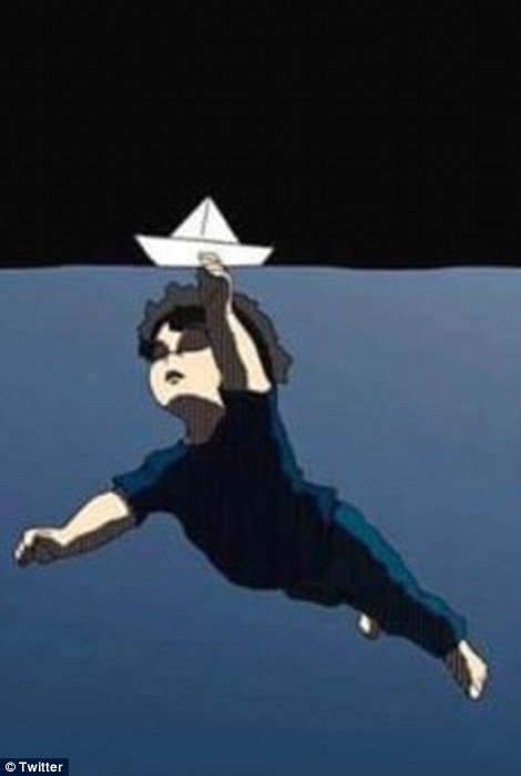 «Τσακίζουν» κόκαλα τα σκίτσα για το νεκρό προσφυγόπουλο [εικόνες] | iefimerida.gr 7