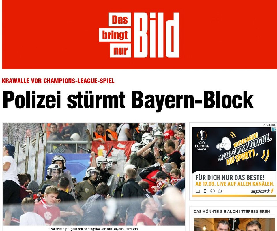 Bild κατά Ελληνικής Αστυνομίας -Για τα βίαια επεισόδια στο «Γ. Καραϊσκάκης» [εικόνα] | iefimerida.gr 0