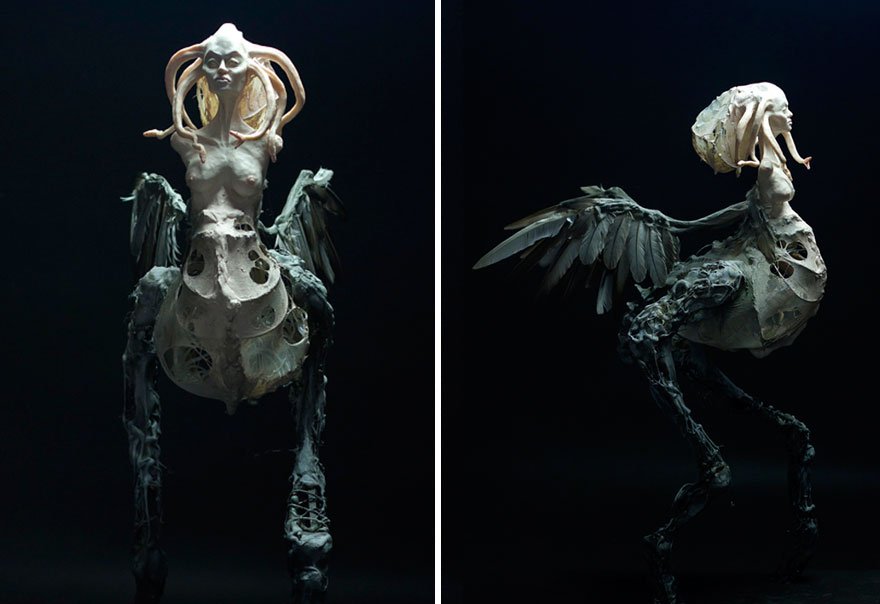 Καλλιτέχνης μετατρέπει τέρατα της ελληνικής μυθολογίας σε γλυπτά [εικόνες] | iefimerida.gr 2