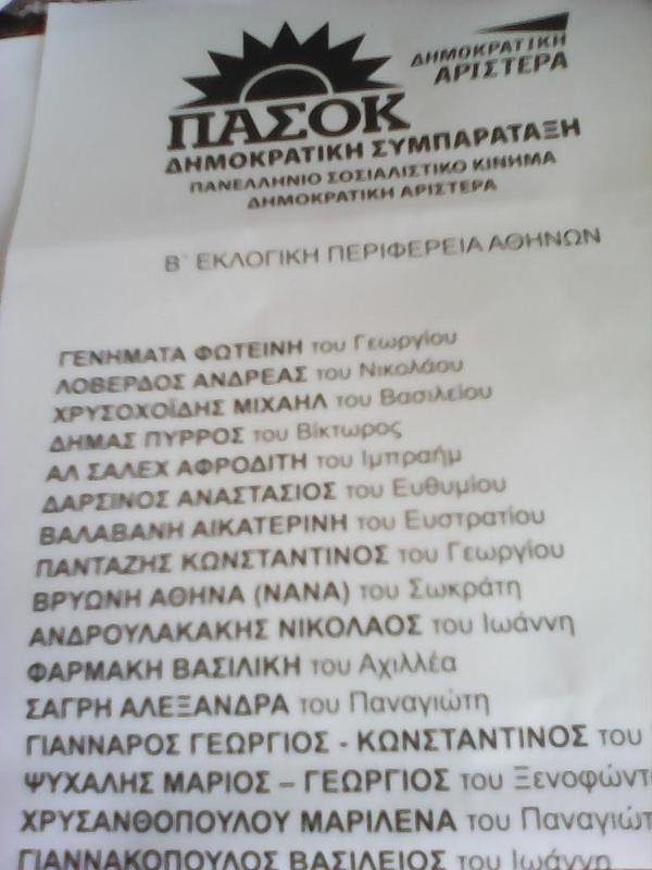 Απίστευτο! Στα ψηφοδέλτια της Δημοκρατικής Συμπαράταξης ήταν γραμμένο λάθος το όνομα της Γεννηματά [εικόνα] | iefimerida.gr 0
