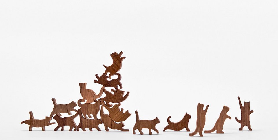 Ένα διαφορετικό Jenga -Με γάτες αντί για τουβλάκια [εικόνες] | iefimerida.gr 1