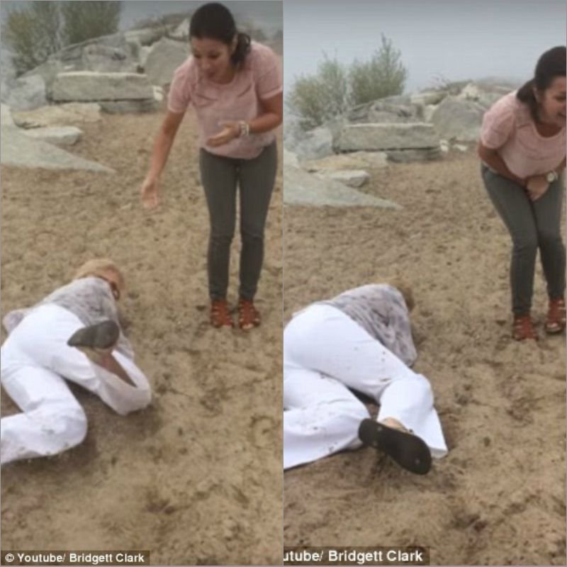 Μια αστεία πρόταση γάμου - Η πεθερά τρώει τούμπα και κλέβει την παράσταση [βίντεο] | iefimerida.gr 1