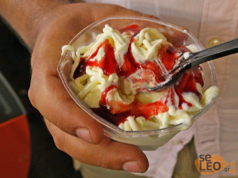 Ουρές στη ΔΕΘ για το παγωτό... σπαγγέτι -Πώς γίνεται [εικόνες & βέντεο] | iefimerida.gr 0