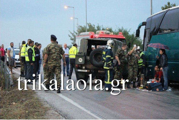 Τρίκαλα: Σύγκρουση λεωφορείου ΚΤΕΛ με στρατιωτικό τζιπ -7 τραυματίες [εικόνες & βίντεο] | iefimerida.gr 3