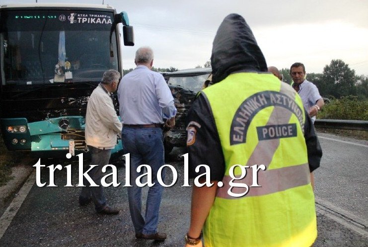 Τρίκαλα: Σύγκρουση λεωφορείου ΚΤΕΛ με στρατιωτικό τζιπ -7 τραυματίες [εικόνες & βίντεο] | iefimerida.gr 6