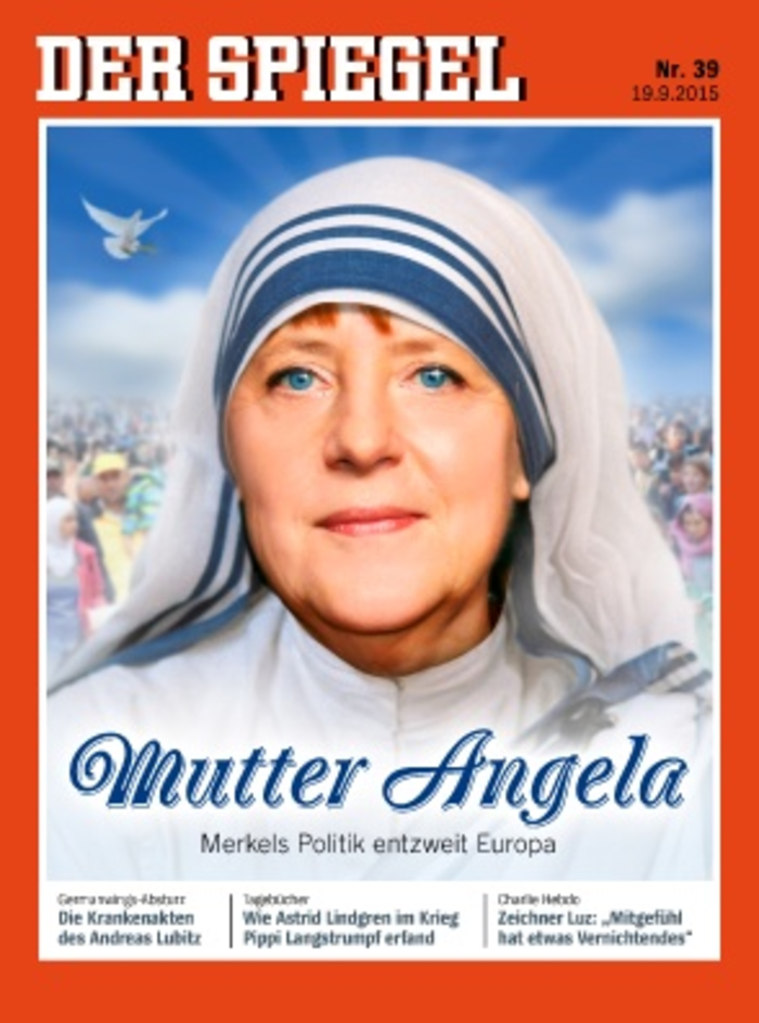 Μια διαφορετική Ανγκελα Μέρκελ: Ως Μητέρα Τερέζα στο εξώφυλλο του Der Spiegel [εικόνα] | iefimerida.gr 0