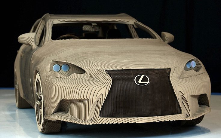Lexus οριγκάμι: Το πρώτο ηλεκτρικό αυτοκίνητο από χαρτόνι βγήκε στους δρόμους [εικόνες]  | iefimerida.gr 1