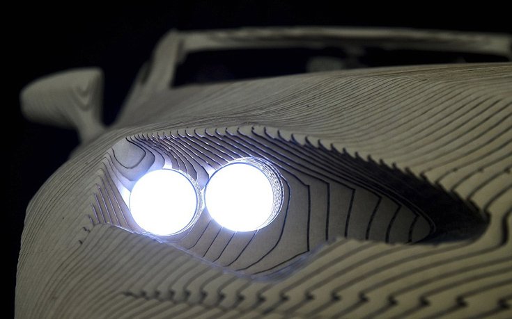 Lexus οριγκάμι: Το πρώτο ηλεκτρικό αυτοκίνητο από χαρτόνι βγήκε στους δρόμους [εικόνες]  | iefimerida.gr 2