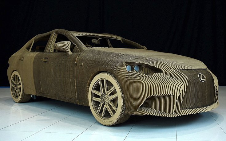 Lexus οριγκάμι: Το πρώτο ηλεκτρικό αυτοκίνητο από χαρτόνι βγήκε στους δρόμους [εικόνες]  | iefimerida.gr 4