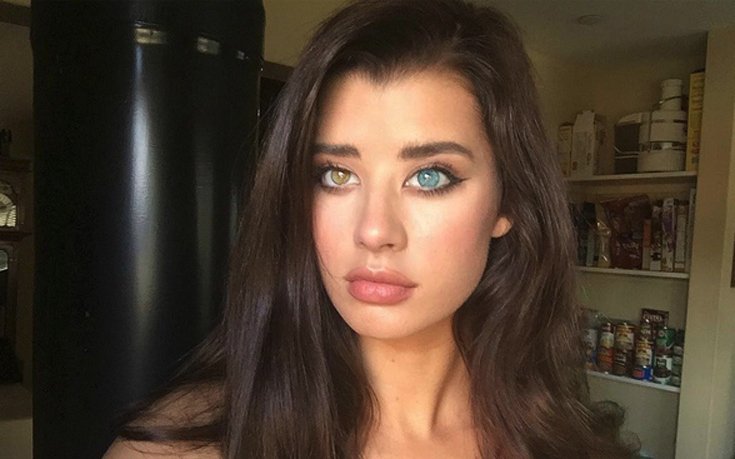 Η καλλονή που μοιάζει με χάσκι -Εχει μάτια με διαφορετικό χρώμα [εικόνες]  | iefimerida.gr 0