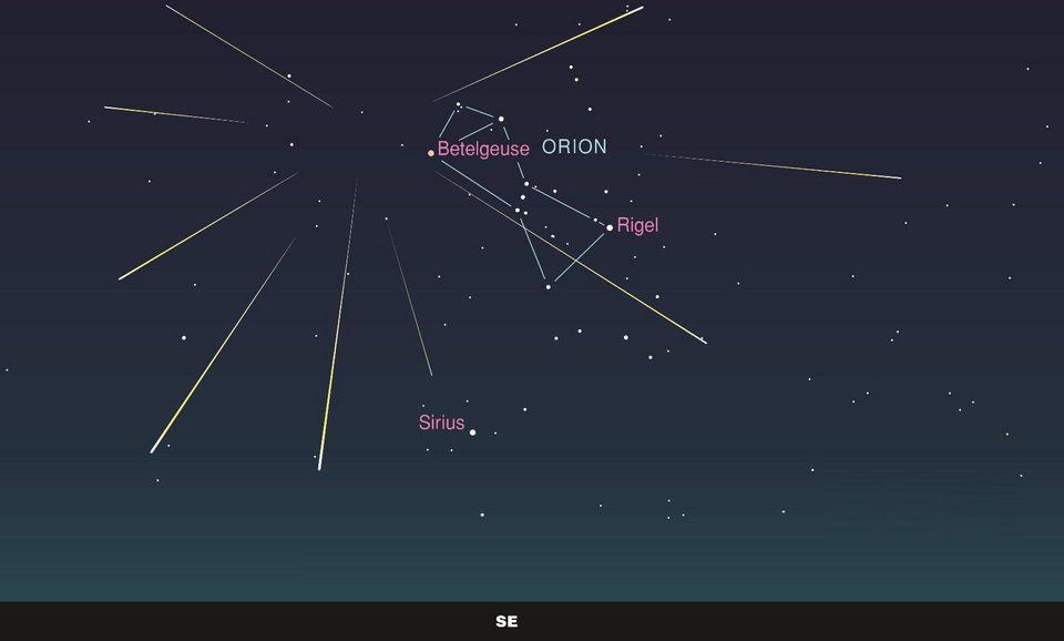 Βροχή πεφταστεριών θα φωτίσει απόψε τον ουρανό: Το πέρασμα των Ωριωνίδων [εικόνες] | iefimerida.gr 1