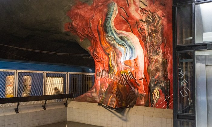 Ενα μετρό σκέτο έργο τέχνης στη Στοκχόλμη -Η μεγαλύτερη γκαλερί του κόσμου [εικόνες] | iefimerida.gr 10