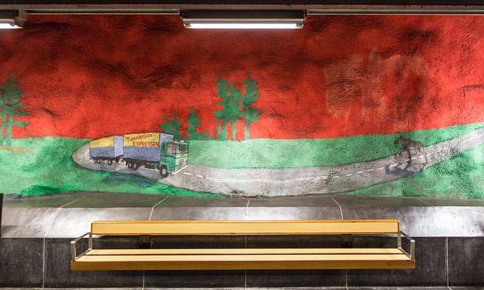 Ενα μετρό σκέτο έργο τέχνης στη Στοκχόλμη -Η μεγαλύτερη γκαλερί του κόσμου [εικόνες] | iefimerida.gr 14
