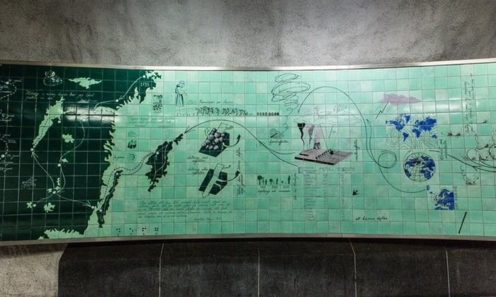 Ενα μετρό σκέτο έργο τέχνης στη Στοκχόλμη -Η μεγαλύτερη γκαλερί του κόσμου [εικόνες] | iefimerida.gr 13