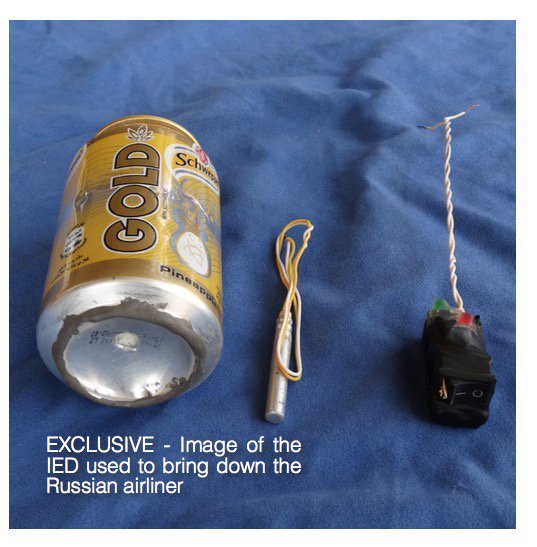 ISIS: Αυτή είναι η αυτοσχέδια βόμβα με την οποία ρίξαμε το ρωσικό αεροπλάνο [εικόνες] | iefimerida.gr 1