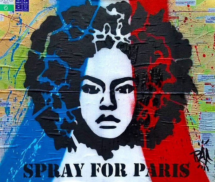#SprayForParis: Τα μοναδικά και ιδιαίτερα γκράφιτι που γέμισαν τους τοίχους του Παρισιού μετά το μακελειό [εικόνες] | iefimerida.gr 0