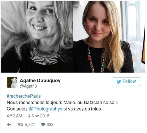 Παρίσι: Ψάχνουν απεγνωσμένα τους συγγενείς τους που αγνοούνται μετά το μακελειό [εικόνες] | iefimerida.gr 0