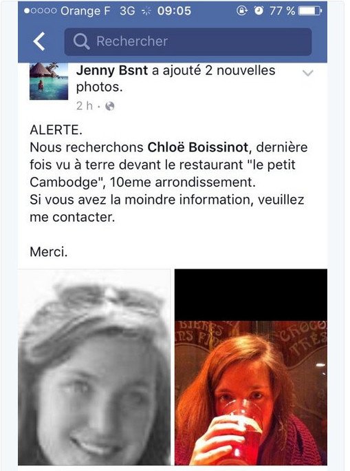 Παρίσι: Ψάχνουν απεγνωσμένα τους συγγενείς τους που αγνοούνται μετά το μακελειό [εικόνες] | iefimerida.gr 1