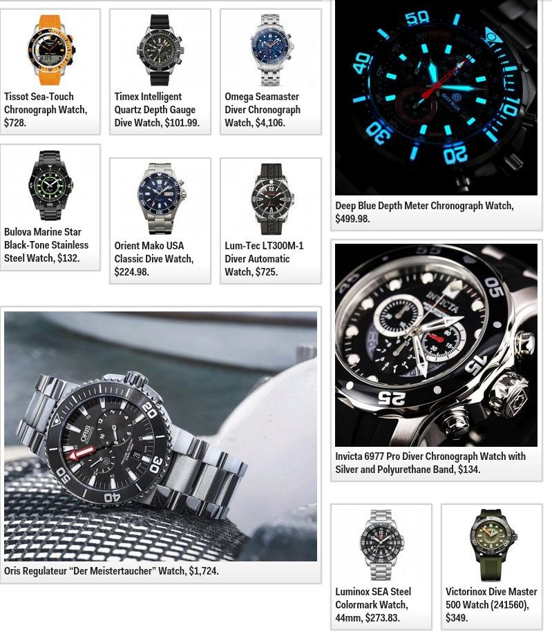 Μεγάλα, καταδυτικά ρολόγια, μόδα διαχρονική -Τα καλύτερα, από μόλις 83 δολάρια [εικόνες] | iefimerida.gr 2