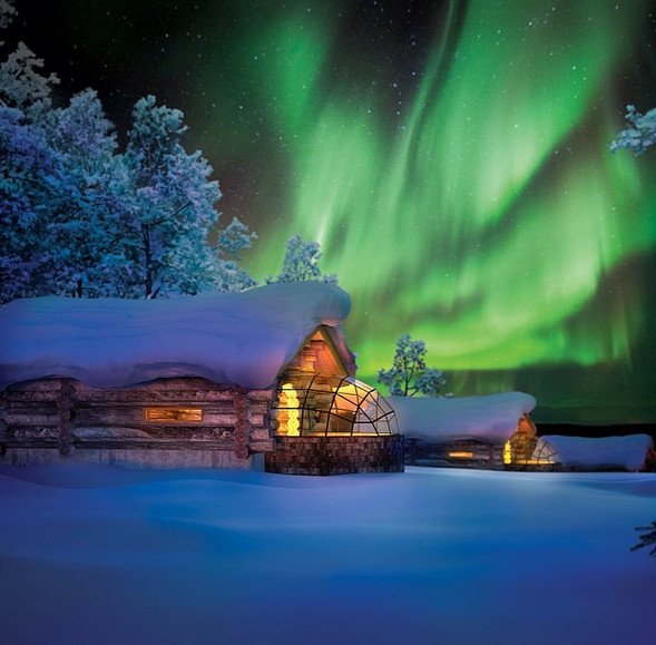 Το ξενοδοχείο με την πιο σπάνια θέα -Κοιμάσαι σε ιγκλού και βλέπεις το Βόρειο Σέλας [εικόνες] | iefimerida.gr 0