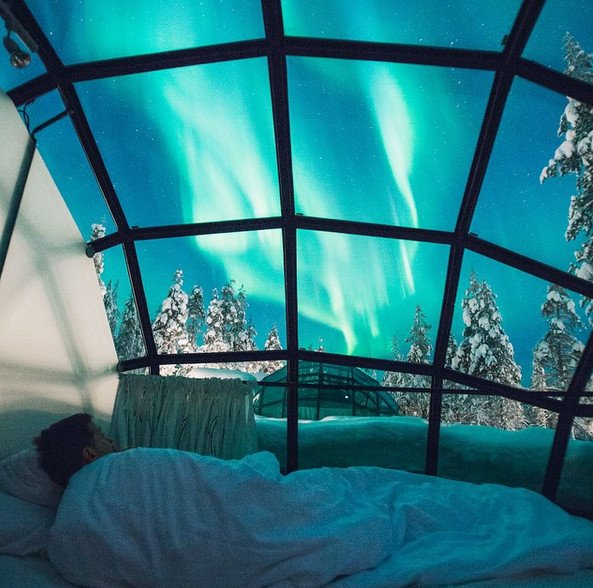 Το ξενοδοχείο με την πιο σπάνια θέα -Κοιμάσαι σε ιγκλού και βλέπεις το Βόρειο Σέλας [εικόνες] | iefimerida.gr 1