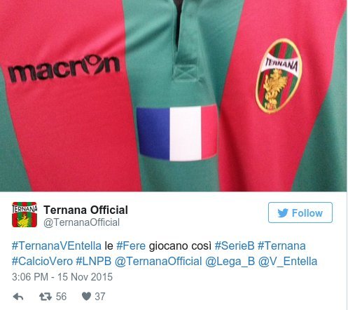 Οι ιταλικές ομάδες έστειλαν μήνυμα συμπαράστασης στη Γαλλία [εικόνες] | iefimerida.gr 1