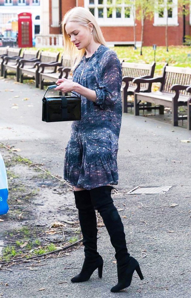 Μπότες πάνω από το γόνατο: Πώς να τις φορέσεις - «Κλέβουμε» ιδέες από τις σελέμπριτις [εικόνες] | iefimerida.gr 0